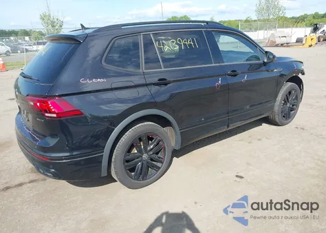 2022 Volkswagen Tiguan 2.0T Se R-Line Black из США, поврежденный, VIN 3VV8B7AX8NM111161